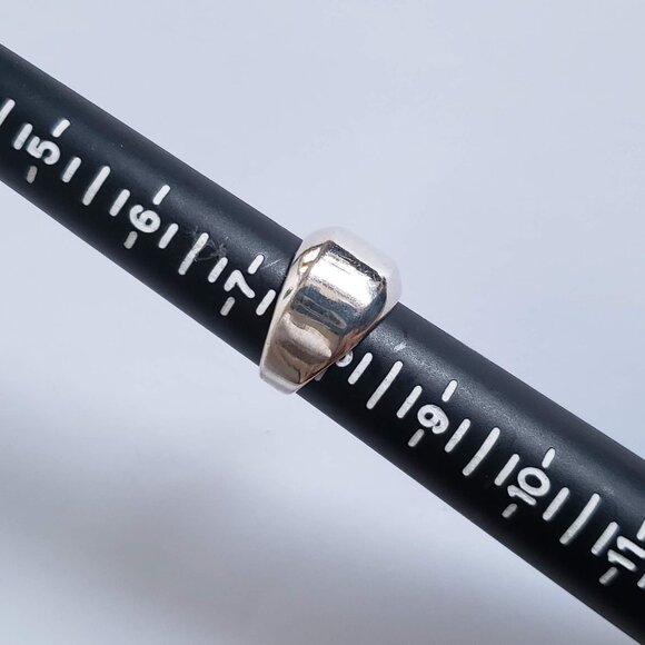 Contemporary 925 STERLING Silver Ring Geometric Fluid Liquid silver Unisex - Picture 7 of 13